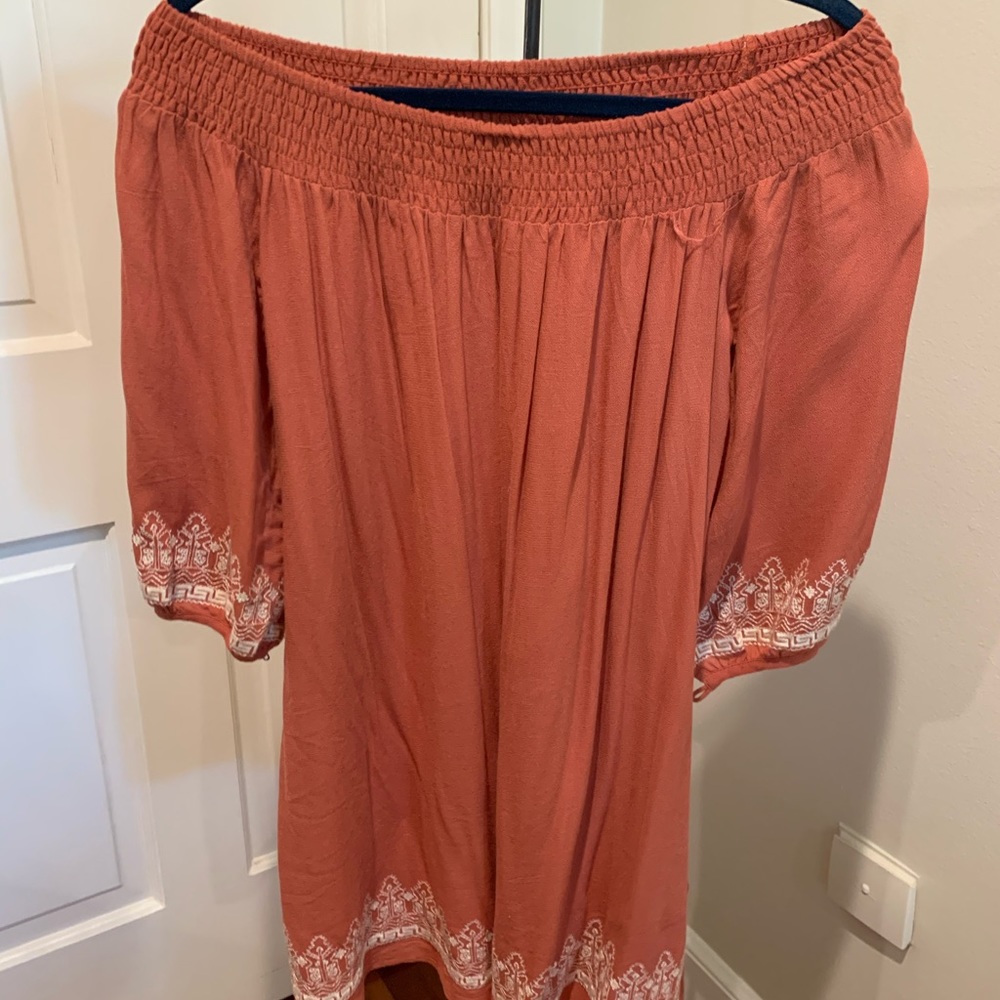 Off the shoulder dress